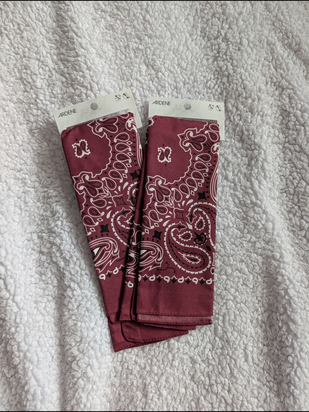 Paisley Burgundy Bandana - Ardene